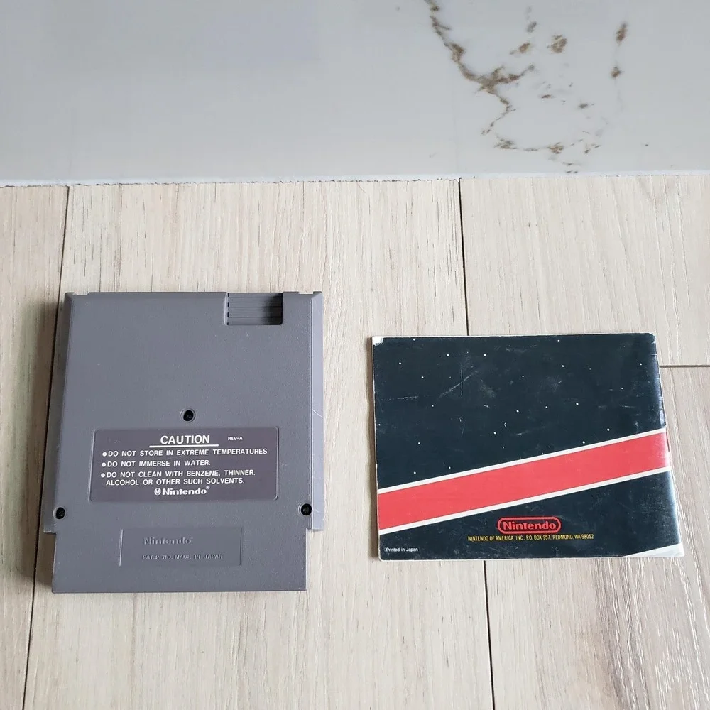 Super‎ Mario Bros / Duck Hunt Nintendo NES Game Cartridge Manual NTSC-U/C Japan
